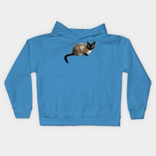 Siam Cat, Siamese Cat Kids Hoodie